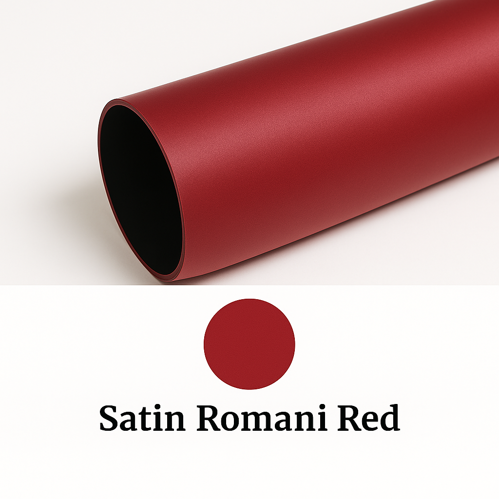 Satin Romani Red