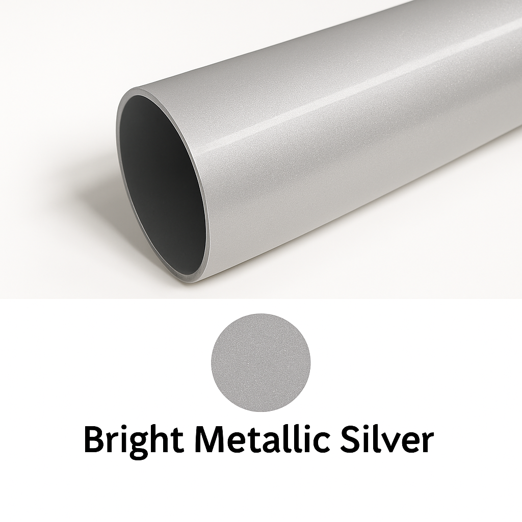 Bright Metallic Silver