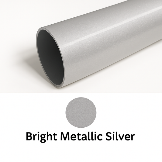 Bright Metallic Silver