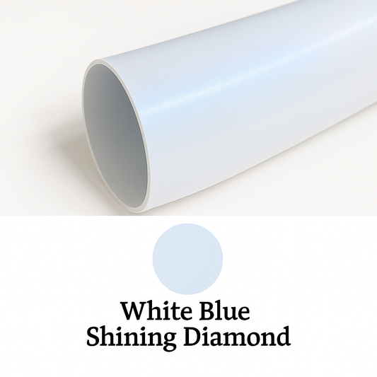 White Blue Shining Diamond (Color Shift) - Metallic